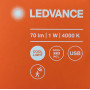 Светильник 1W 5V 70lm 4000K 500mAh 405х40х24.5mm [4058075610507] LEDVANCE LINEARLED MOBILE BL