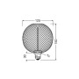 Лампа светодиодная винтажная 3.5W 220V 110lm 1800K E27 DIM 125x150mm филаментная [4058075840249] OSRAM LED DECO G125 BLACK