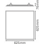 Рама монтажна для світлодіодної панелі pl 600 recessed mount frame, Ledvance [4058075402881] Ледванс