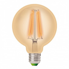 Лампа LED винтажная 8W 220V 870lm 4000K Е27 95x139mm филаментная [4260642638931] LED-G95-08274(Amber) EUROLAMP