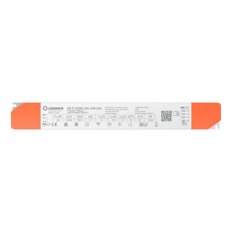 Блок живлення 250W 220-240V вихідна 24V для LED стрічок IP20 [4099854685958] Ledvance DR P