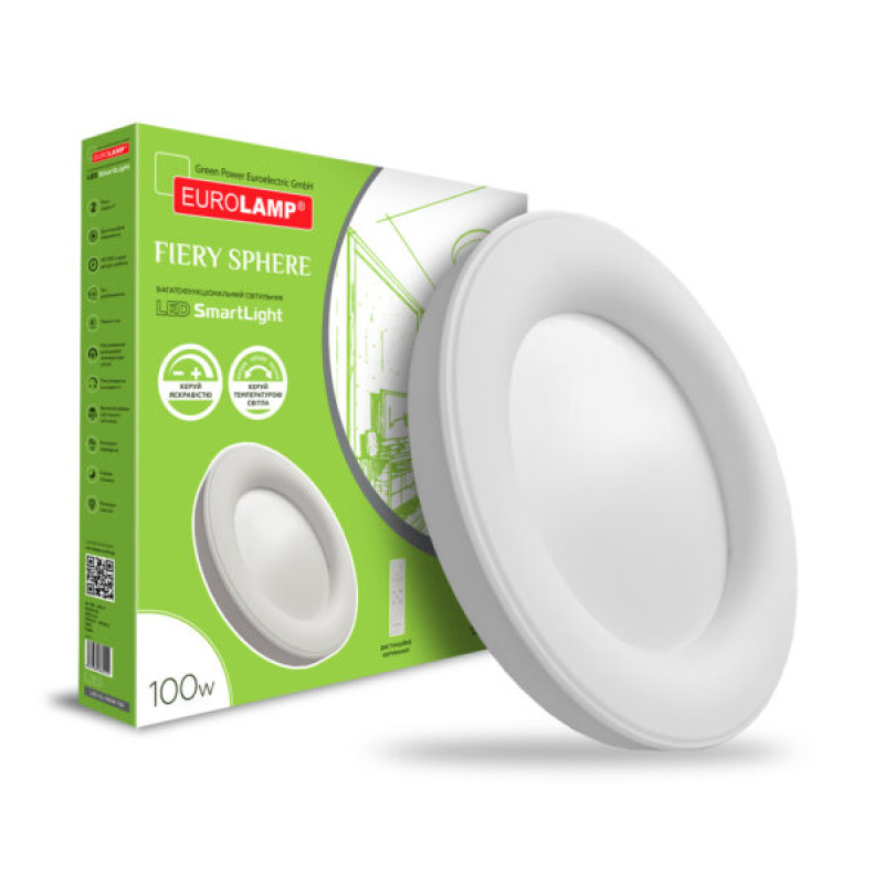 LED Светильник накладной 100W 230V 6825lm 3000-6500K ø600x60mm DIM [4262380665552] LED-SL-100W-T38 EUROLAMP