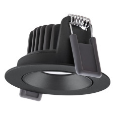 Светильник точечный 8W 220V 640lm 2700K ⌀81mm DIM IP20 черный [4099854000140] Ledvance SP ADJ P