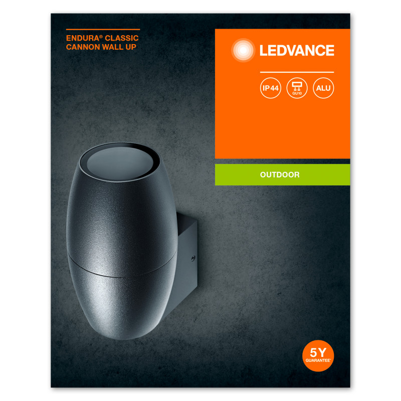 Світильник 220V IP44 120х75mm [4058075554474] Ledvance ENDURA CANNON