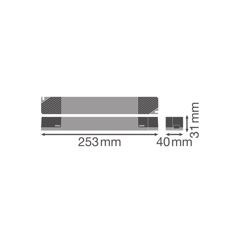 LED драйвер 20x1 150W 220-240V выходная 24V IP20 [4058075835917] Ledvance DR-V