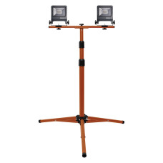 Прожектор LED 2x20W 230V 3400lm 4000K 1700x780x680mm IP65 со штативом [4099854572173] Osram Worklight Tripod