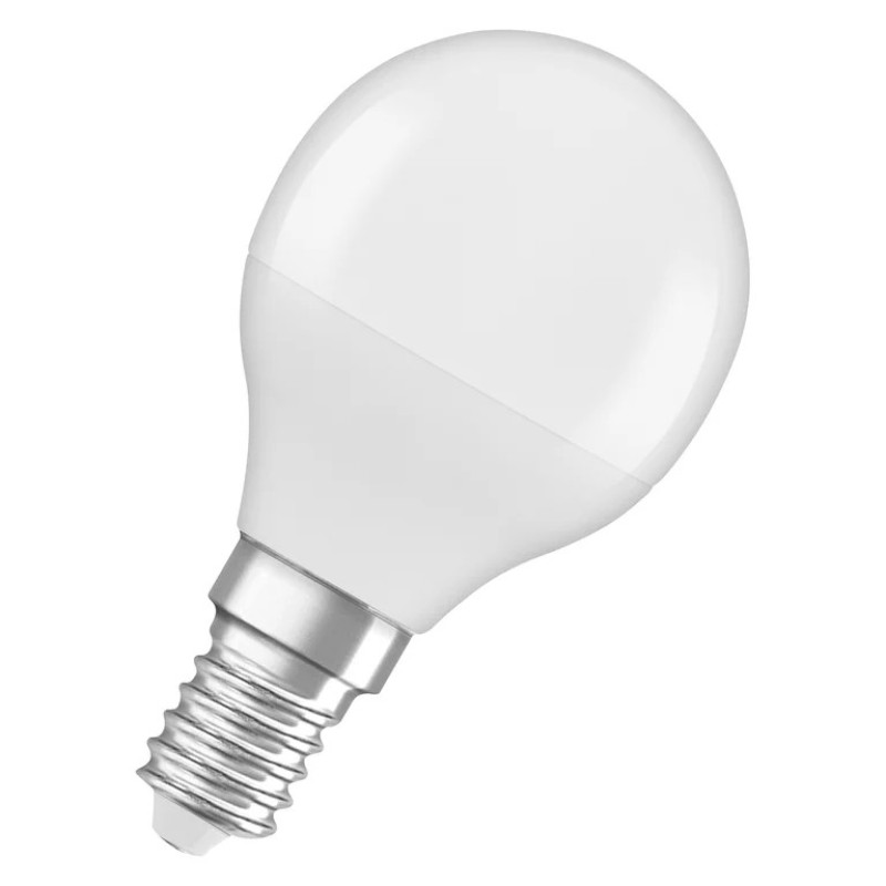 Лампа светодиодная 4.9W 220V 470lm 2700K E14 45х82mm груша [4058075147898] led Value classic P OSRAM