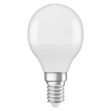 Лампа светодиодная 4,9W 230V 470lm 3000K E14 45x82mm шар [4058075630376] LED VALUE CL P40 OSRAM