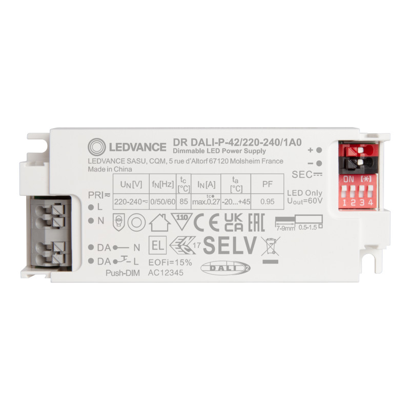 LED драйвер 20X1 42W 220-240V вихідна 60V 1050mA [4058075845381] Ledvance