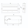 LED Светильник аварийный 5W 230V 140lm 6500K 1час NiCd 356x66x136mm IP65 [LDPA0-5042-1-65-K01] УЕК ДПА 5042-1