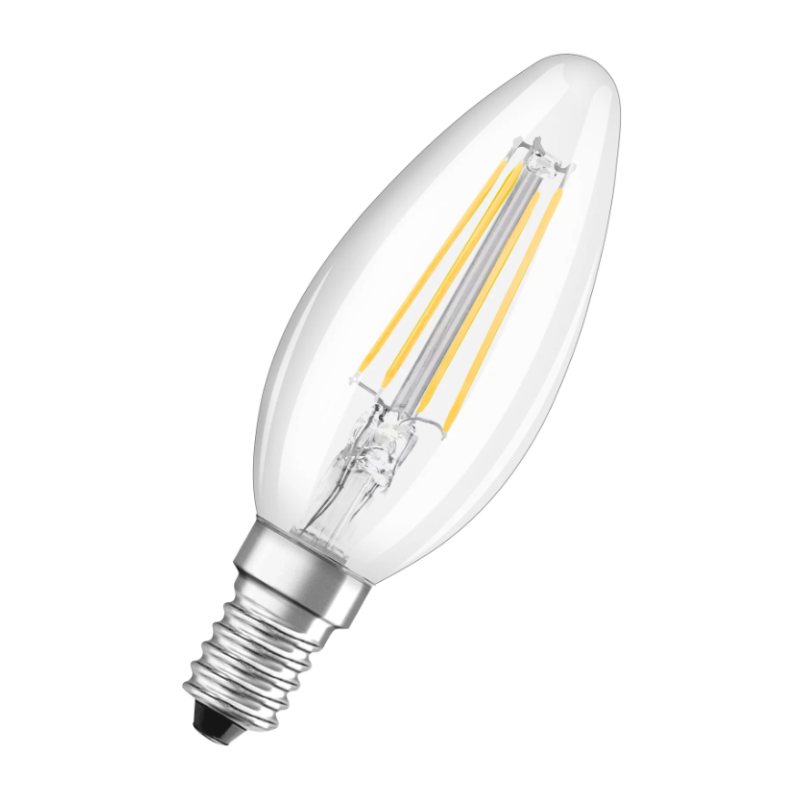 Лампа LED филаментная 6.5W 220V 806lm 4000K E14 DIM 35x100mm свеча [4058075750005] OSRAM CL B60 FIL