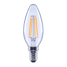 Лампа филаментная 7,5W 230V 1055lm 2700K E14 35x100mm свеча [4099854568206] VALUE CL B75 FIL OSRAM