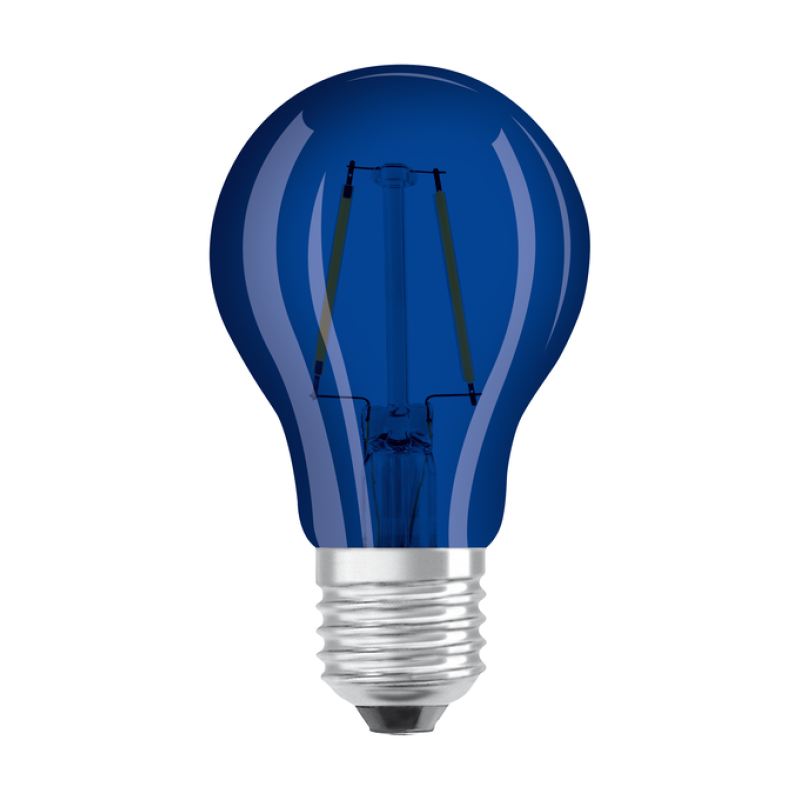 Лампа світлодіодна 2,5W 230V 10lm 9000K E27 60x105mm груша [4058075434004] Osram Star Classic Blue