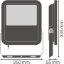 Прожектор LED 80W 220V 10000lm 4000K IP65 335x250x55mm [4058075422520] Ledvance FL PFM SYM