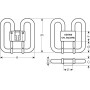 Лампа люминесцентная компактная 16W 103V 1050lm 3500K GR10q 136x13mm U-образная [4050300816876] OSRAM SQUARE