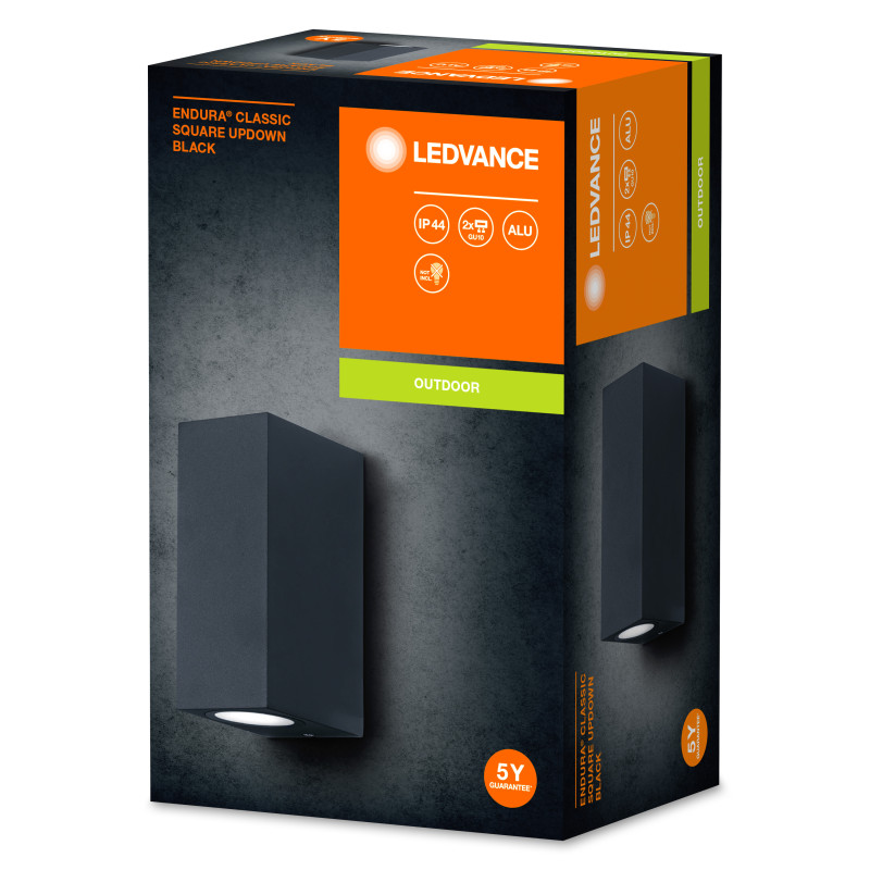 Світильник 220V IP44 92х150mm [4058075763647] Ledvance Endura Classic Square