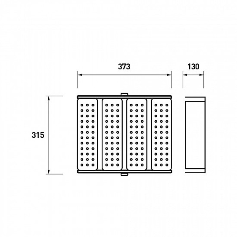 Прожектор LED с радиатором 200W 220V 26000lm 5000K IP65 315х373mm [4260484994349] LED-FLM-200/50 EUROLAMP