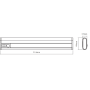 Світильник 2.90W 9V 174lm 4000K 6x1.5AA 314x18x48mm [4058075226883] Ledvance LINEAR LED MOBILE на батарейках
