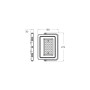 Прожектор LED 150W 230V 12750 6500K IP65 272x30x180mm [4262380663404] LED-FL-150(B) EUROLAMP
