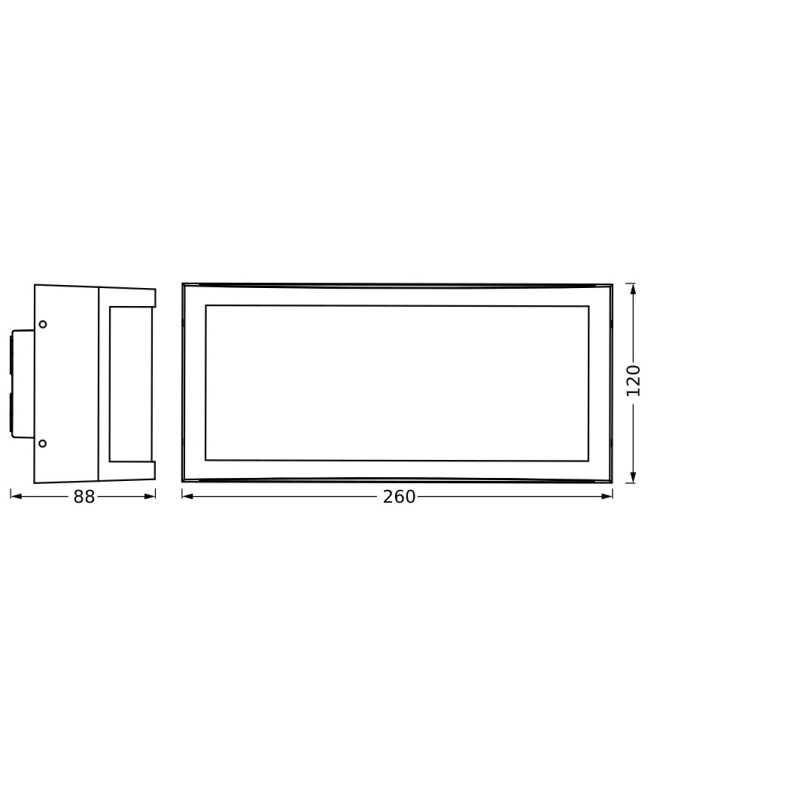 Уличный LED 40W 220V E27 IP65 260x88x120mm [4099854182983] Ledvance Endura Classic Cuadra
