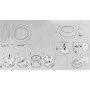 Ночник 0.2W 4.5V 2lm RGB 3х1.5AAA 27.5x75mm [4058075575615] Ledvance DOT-IT NURSERY TOUCH Click