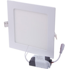 Встраиваемый LED светильник 12W 220V 840lm 4500K 170x170x7,5mm IP40 белый [l0860005] E.NEXT e.led.mp.Square.R.12.4500