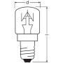 300°C Лампа накаливания 15W 220V 85lm 2700K E14 DIM 50x22mm капсула в духовку [4050300003108] OSRAM SPC.T OVEN