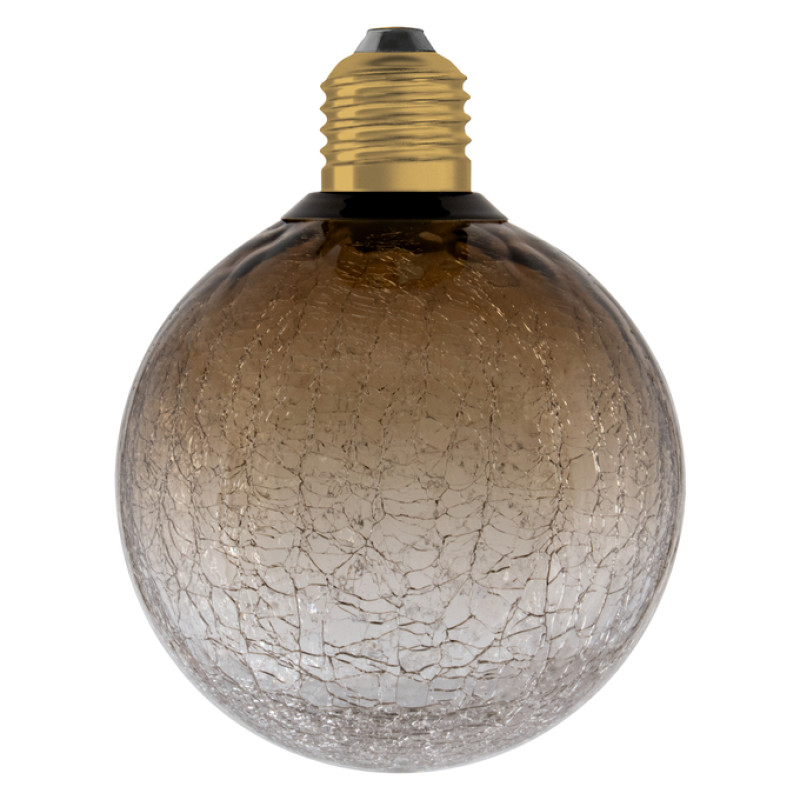 Лампа LED 3,5W 230V 300lm 2700K E27 125x160mm [4099854608445] Flat Décor Round Brown Osram