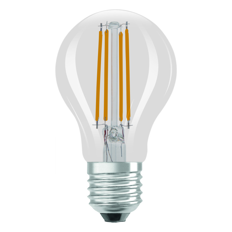 Лампа LED филаментная 7.2W 230V 806lm 2700K E27 60x105mm DIM груша [4099854065071] LEDVANCE LED CL A60