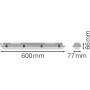 Cветильник LED линейный 18W 220V 2160lm 4000K 600x77x66mm IP65 [4058075300743] Ledvance DP VAL 600