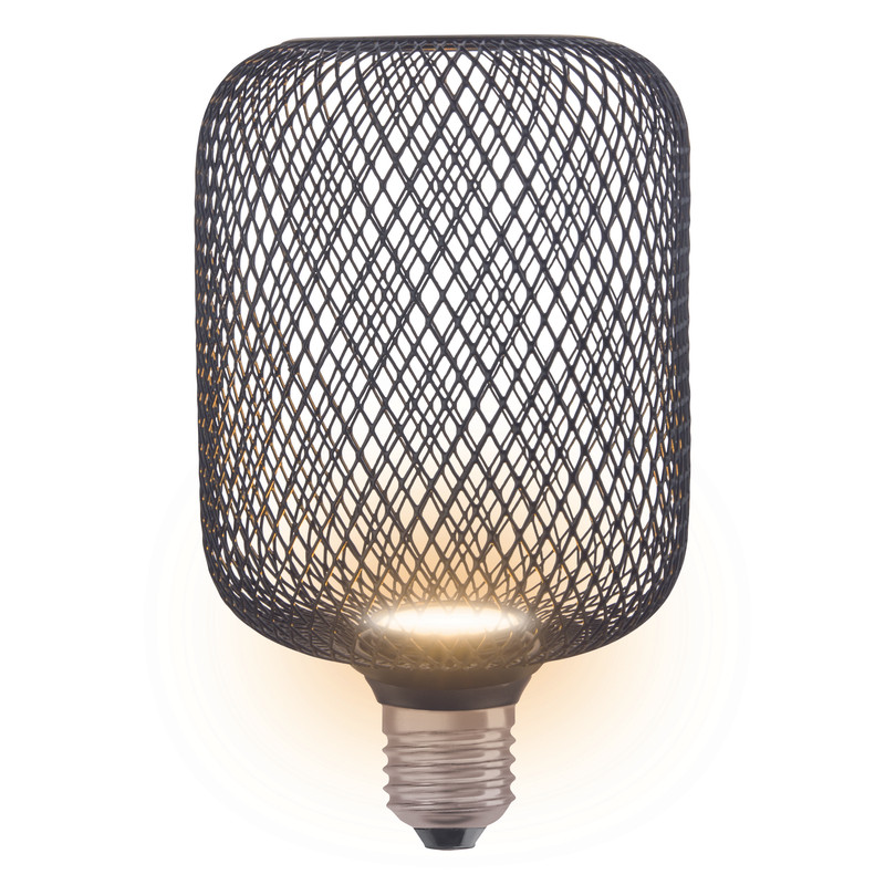 Лампа світлодіодна 3.5W 220V 300lm 2700K E27 100x162mm плоска [4058075840140] OSRAM LED FLAT SQ100 BLACK