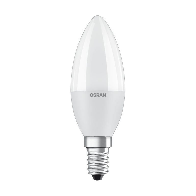 Лампа LED 7.5W 220V 806lm 2700K E14 39x115mm свечка [4058075428546] LED STAR CLASSIC B OSRAM