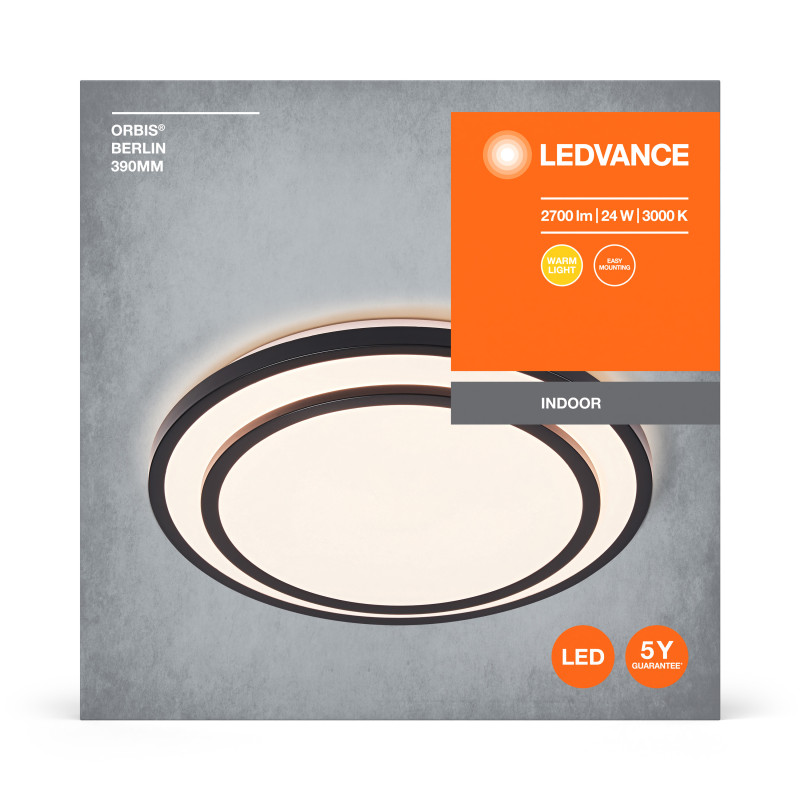 LED Светильник накладной 24W 220V 1450-2700lm 3000K 78х390mm [4058075832794] LEDVANCE ORBIS BERLIN