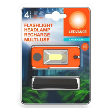 Фонарь налобный 1.3W 80lm 6500K 250mAh 64x29.5х25mm [4099854175701] Headl Rech Multi Ledvance