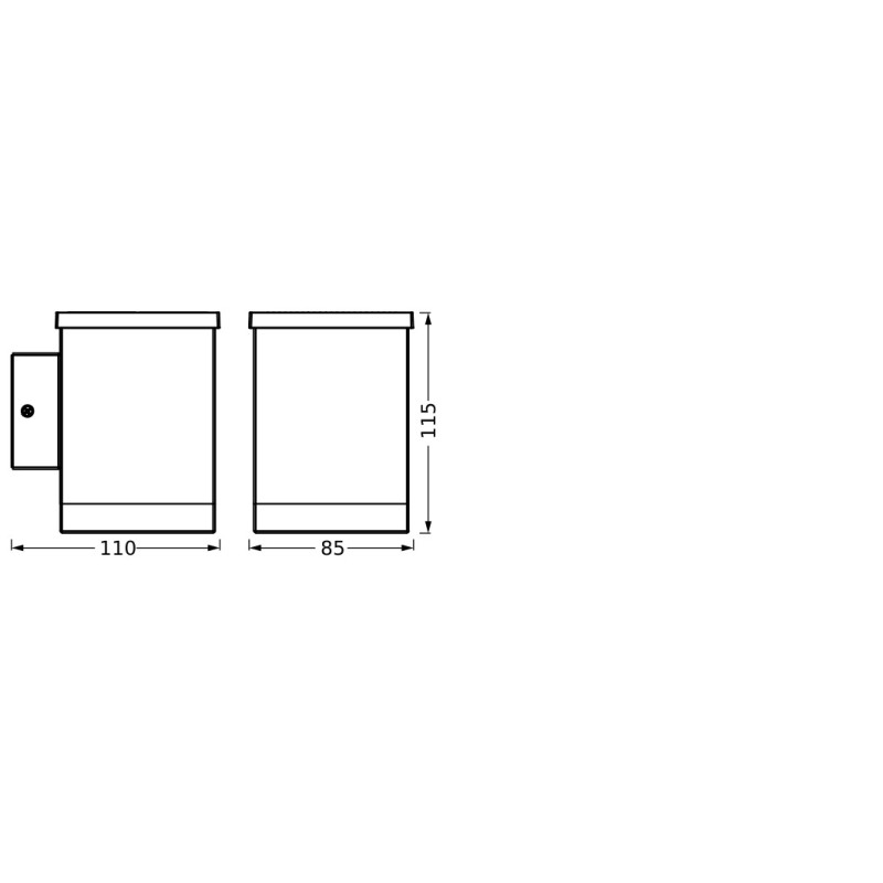 Світильник LED 0,5W 2,4V 50lm 3000K IP44 85x110x115mm [4099854455810] Osram Endura Style Solar