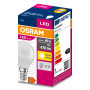 Лампа светодиодная 4,9W 230V 470lm 3000K E14 45x82mm шар [4058075630376] LED VALUE CL P40 OSRAM
