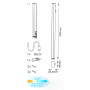 Светильник 1W 5V 70lm 4000K 500mAh 405х40х24.5mm [4058075610507] LEDVANCE LINEARLED MOBILE BL