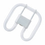 Лампа люминесцентная компактная 16W 103V 1050lm 3500K GR10q 136x13mm U-образная [4050300816876] OSRAM SQUARE