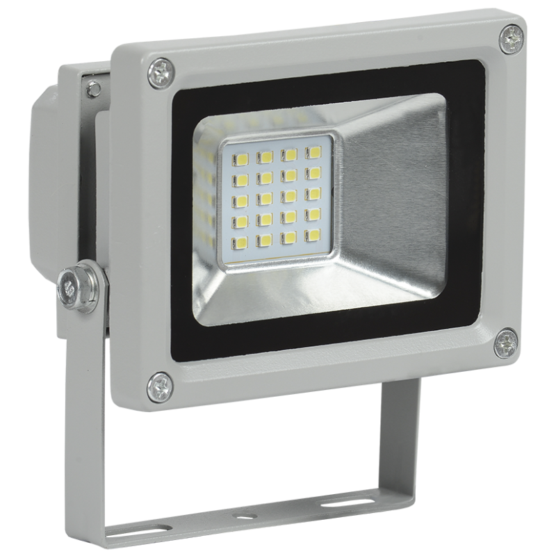 Прожектор светодиодный сдо 05-10 smd ip65 серый [lpdo501-10-k03]