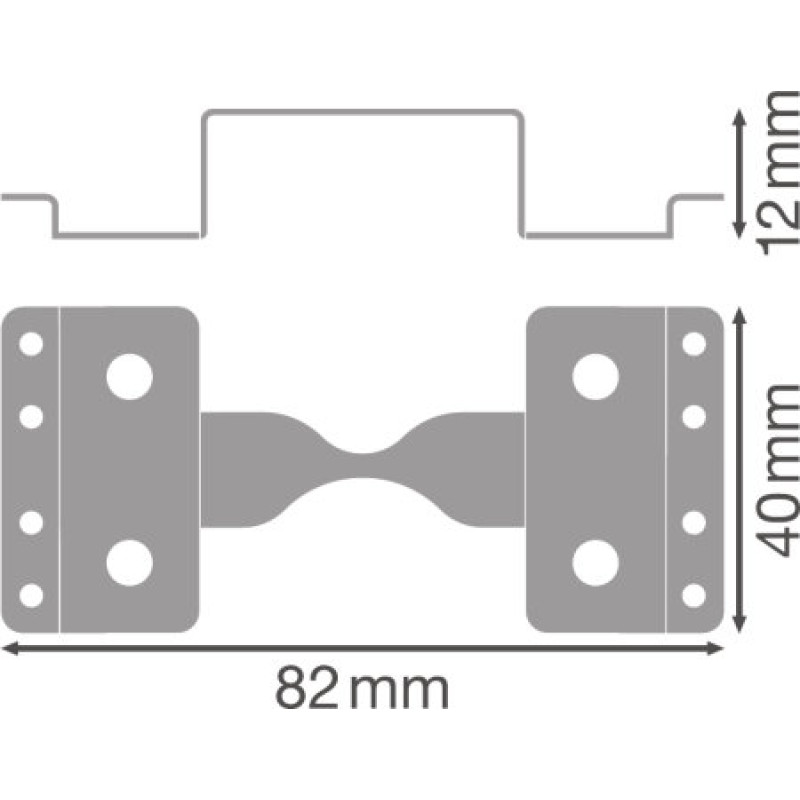 Конектор для монтажу світильника ln indv, lightline connector, Ledvance [4058075133341] Ледванс