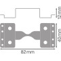 Конектор для монтажу світильника ln indv, lightline connector, Ledvance [4058075133341] Ледванс