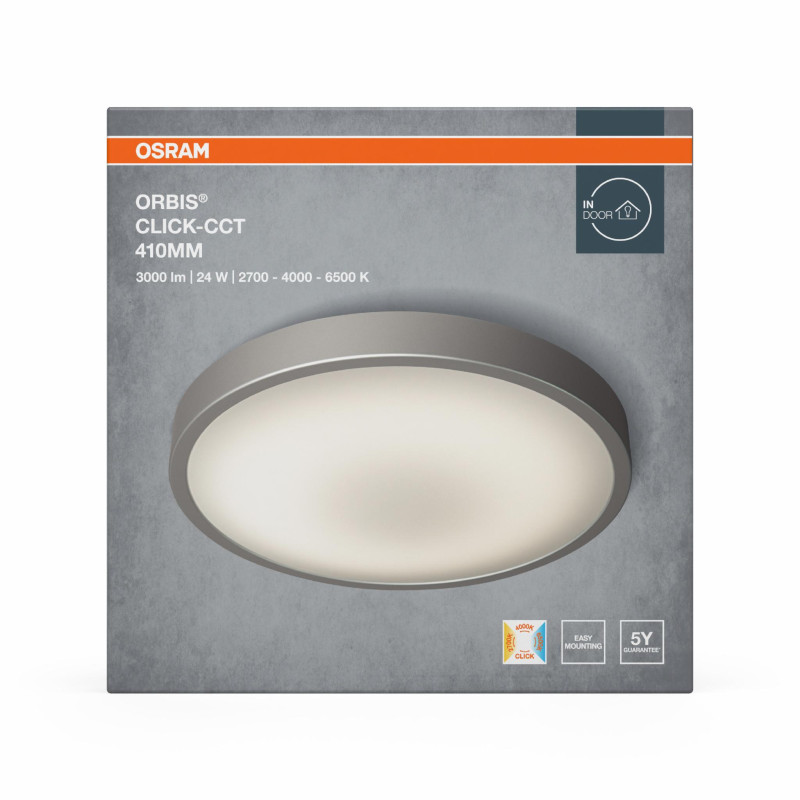 Светильник накладной светодиодный ORBIS CCT 24W 230V 1800lm 2700-6500K 410х80х410mm DIM [4099854446917] Osram