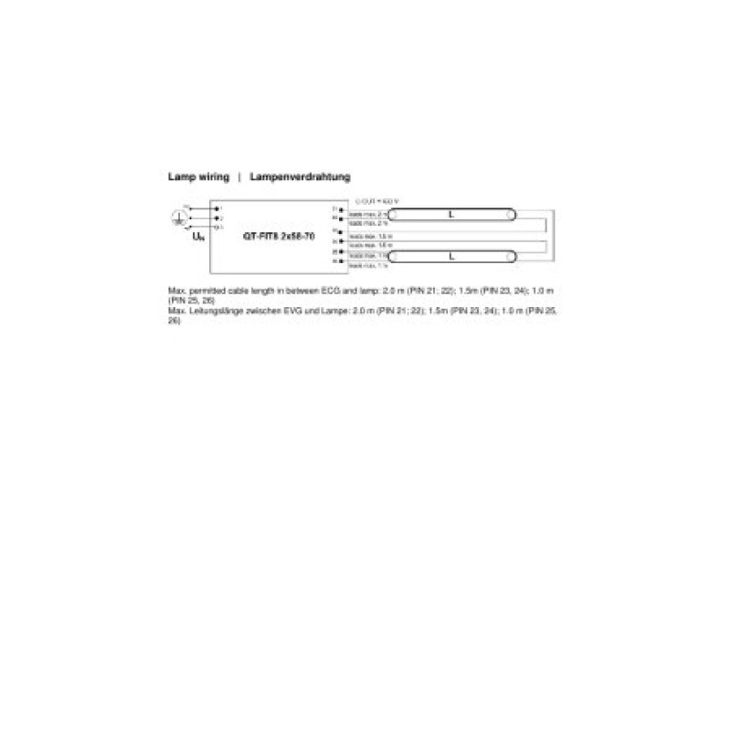 2x58 ЭПРА для люминесцентных ламп T8 220-240V IP20 [4008321294289] QT-FIT8 Osram
