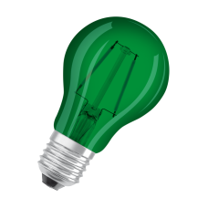 Лампа светодиодная 2,5W 230V 45lm 7500K E27 60x105mm груша [4058075433984] Osram Star Classic Green