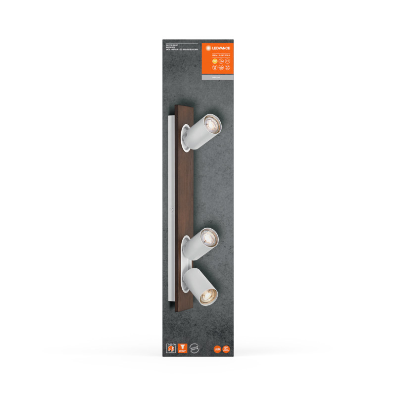 LED Светильник спот 10.2W 220V 690lm 2700K GU10 DIM 520х142х100mm [4058075833593] DECOR SPOT MERCURY LEDVANCE