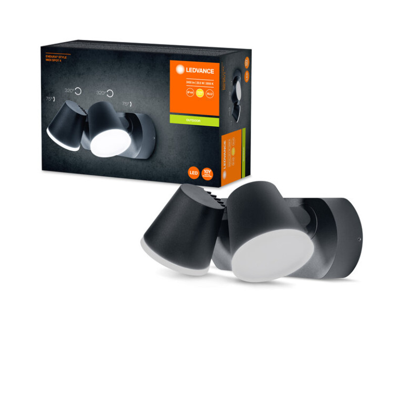 Світильник 20.5W 220V 1200lm 3000K IP44 168x115x252mm [4058075205499] Ledvance ENDURA STYLE MIDI SPOT