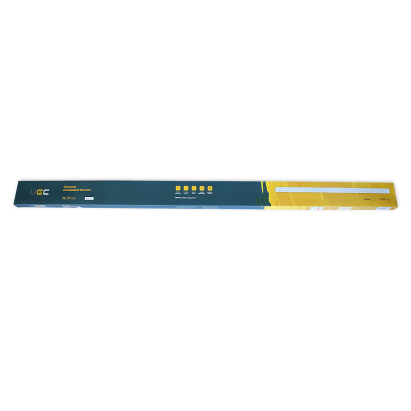 Светильник LED линейный 36W 230V 2400lm 6500K 1200x23x75mm IP20 белый [CL5D-36-IP20OPC] Delta CL5 UEC