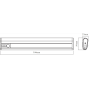 Світильник 1.50W 5V 98lm 4000K 300х22х50mm [4099854497445] Osram LINEARLED MOBILE USB 300 на акумуляторі