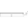 Cветильник LED линейный 50W 220V 5500lm 6500K 1500x35x48mm IP65 [4058075066519] Ledvance DP SLIM Value 1500