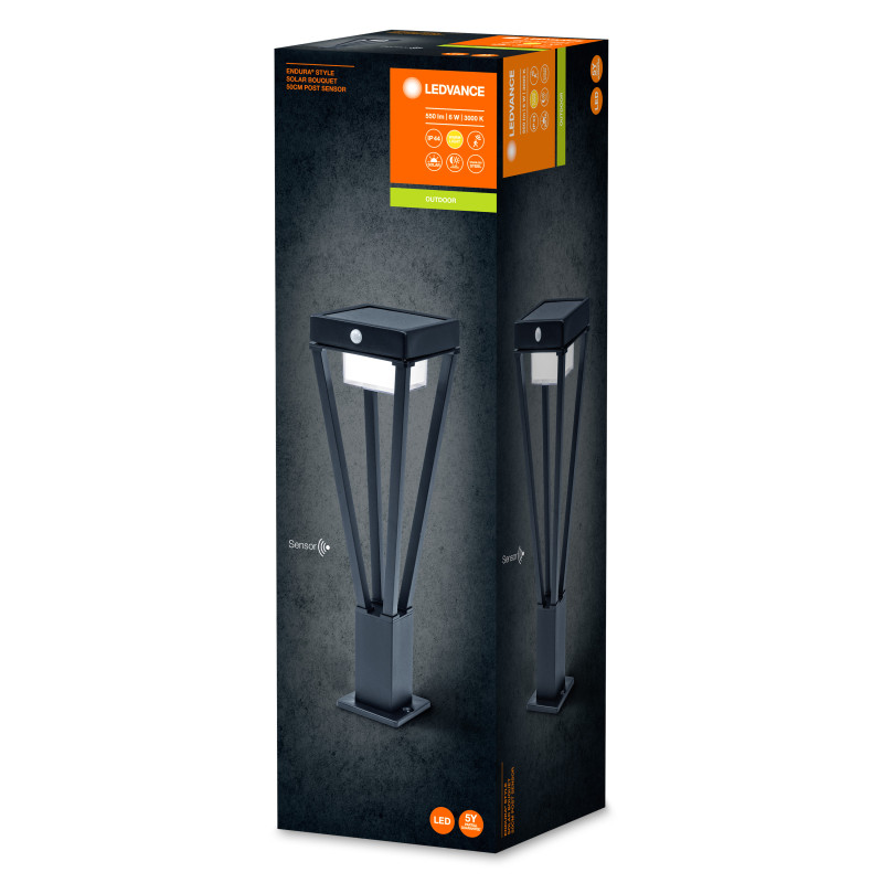 Светильник 6W 3V 3000K IP44 500х150mm [4058075564565] Ledvance ENDURA STYLE SOLAR BOUQUET